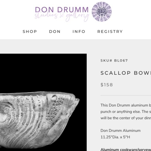 Cast Aluminum Cooking Bowl Sculpture and Serving spoons - Picture 2 of 10